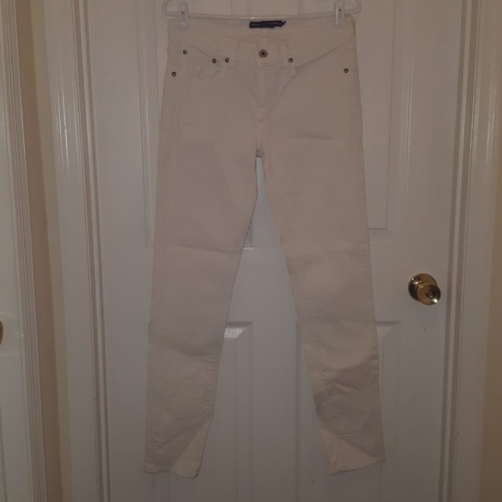 Ralph Lauren white denim pants